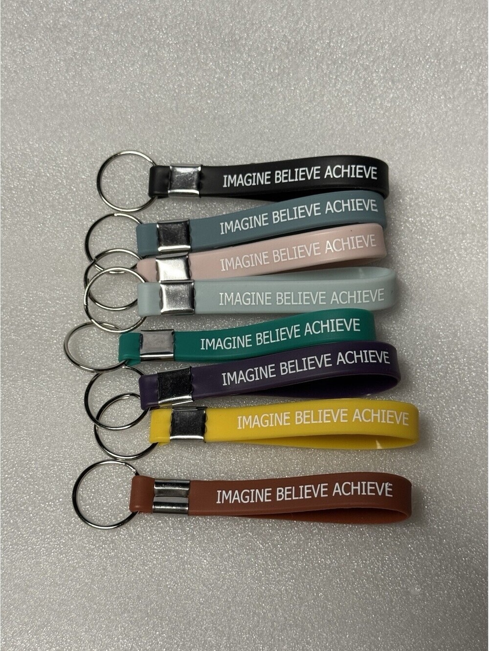 Inspirational Quotes Lot Of 8 Rubber Keychains